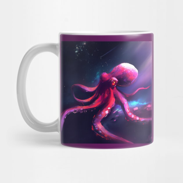 Outer Space Octopus by Star Scrunch